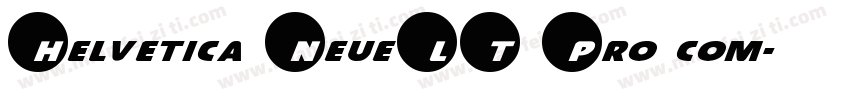 Helvetica NeueLT Pro com字体转换